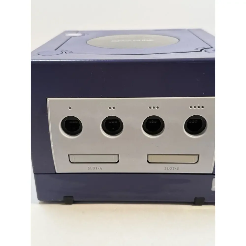 Nintendo Gamecube Purple Console Purple Controller AC AV Bundle NTSC-U/C A